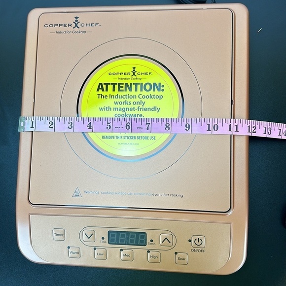 Copper Chef Induction Cooktop With Owner’s Manual KC16067-00300 - Picture 9 of 12